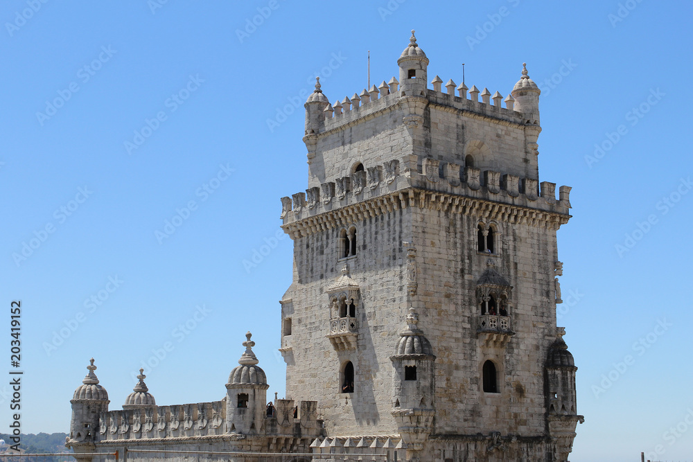 Belém Tower in Lisbon, Portugal