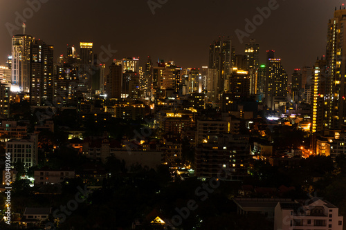 Bangkok, Thailande, vue coucher soleil capitale © Laura