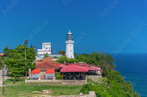 Photography El Morro lighthouse near Santiago de Cuba