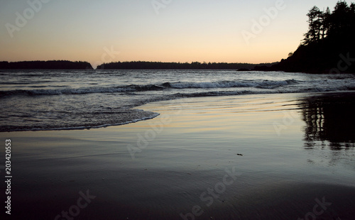 Sunset on the shore, Tofino Vancouver Island