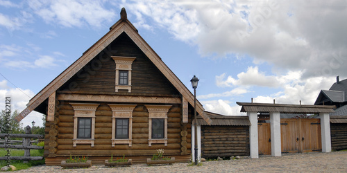 Wooden hut
