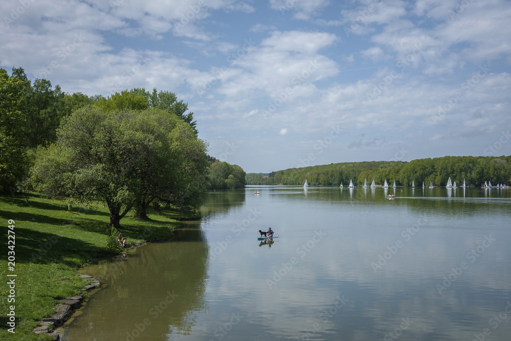 Ellertshäuser See, grösster See in Unterfranken