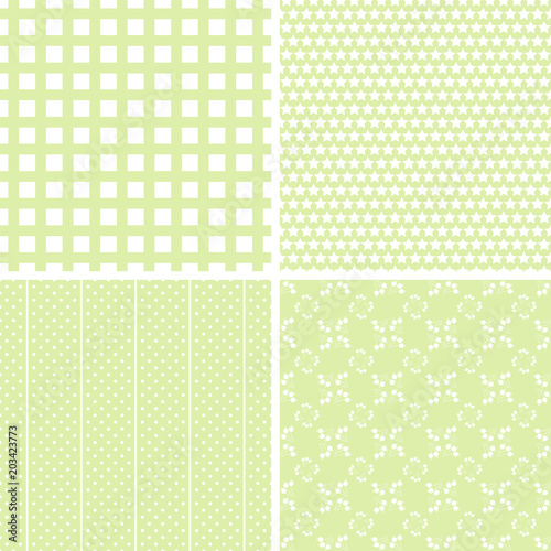 Vector set of four different pattern