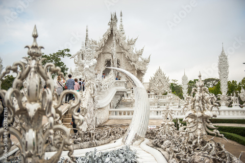 Temple blanc Thailande, Wat Rong Khun Chiang Rai © Laura