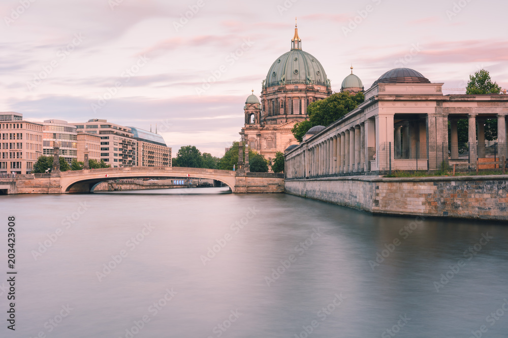 Berlin Cathedral at sunset