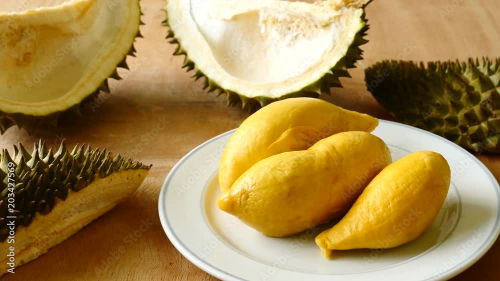 King of Fruits, Durian is a popular tropical fruit in asian countries. King of Fruits, Durian is a popular tropical fruit in asian countries.