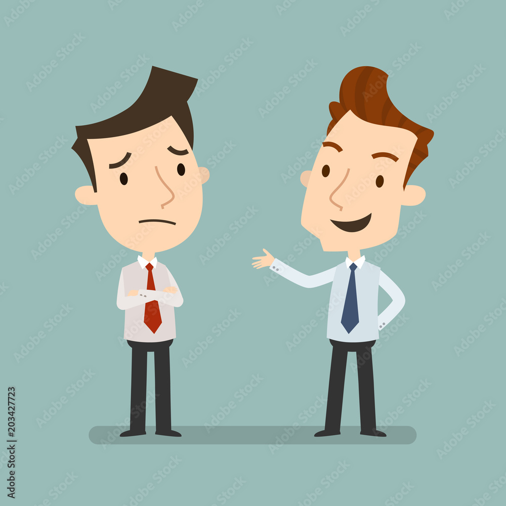 business discussion, Business concept, Vector illustration business discussion, Business concept, Vector illustration