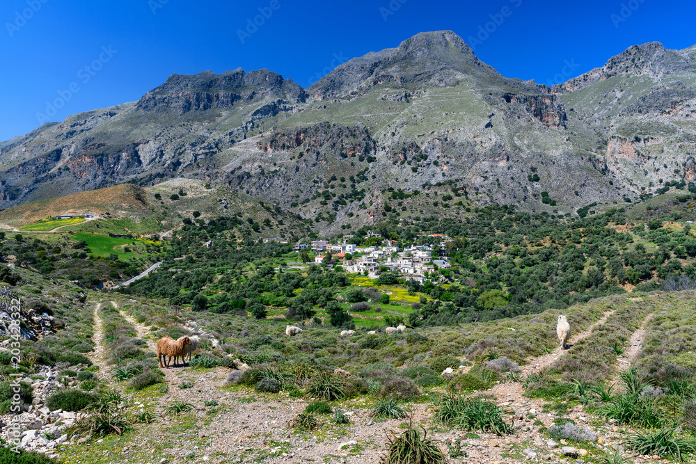 landscapes of Crete, Greece