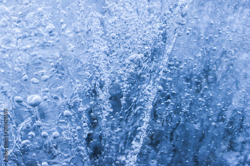 Ice texture. Winter background.