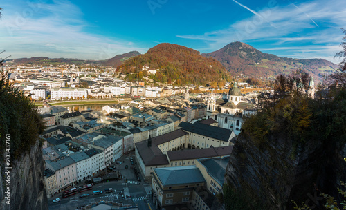 Aussicht vom Mönchsberg, Salzburg photo