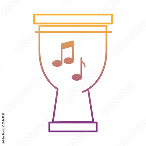 timbal musical instrument icon vector illustration design photo