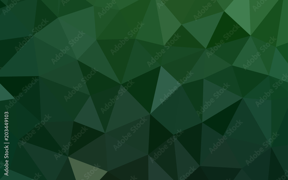 Light Green vector shining triangular backdrop. Light Green vector shining triangular backdrop.