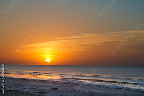 travel vacation getaway beach sunset  © Nathan