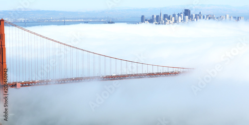 A cloudy afternoon at The Golden Gate Bridge - San Francisco