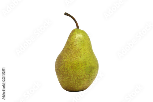 Pear juicy exotic fruit isolated