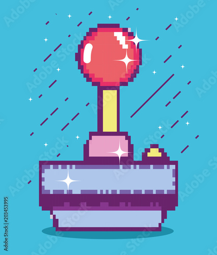 Pixelated retro gamepad