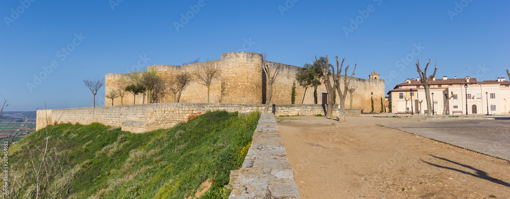 Panorama of the Alcazar fortress in Toro, Spain