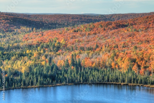 Oberg Mountain is part of the Sawtooth Range on the North Shore in Minnesota photo