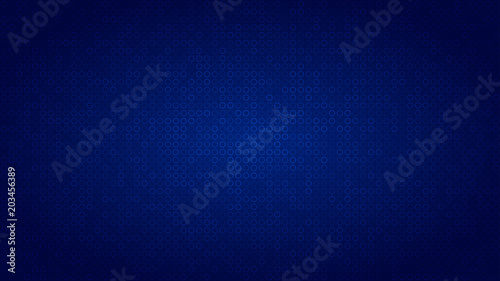 Abstract background of small rings in blue colors.