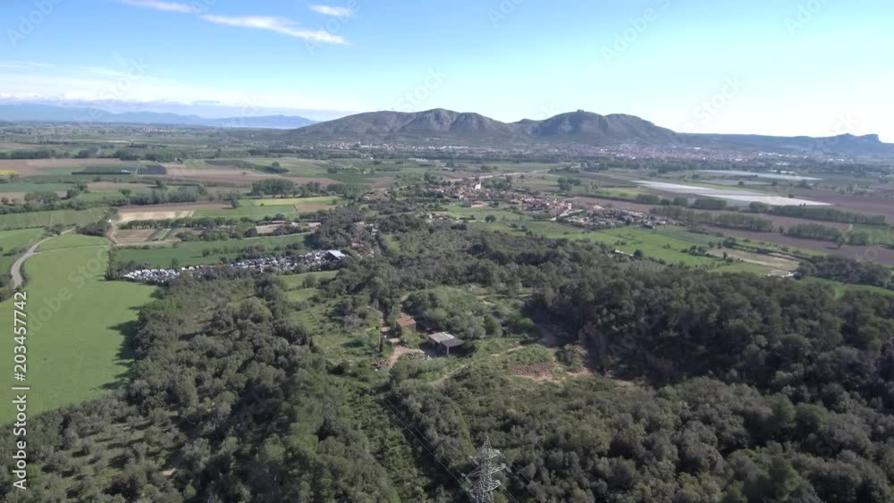 Drone en Llabia, pueblo de Torroellla de Montgri en el Emporda en Gerona, Costa Brava (Cataluña,España). Video aereo con Dron. Drone en Llabia, pueblo de Torroellla de Montgri en el Emporda en Gerona, Costa Brava (Cataluña,España). Video aereo con Dron.