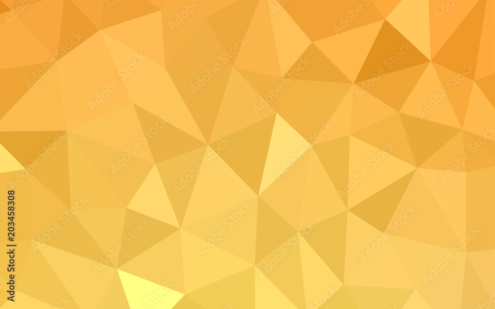 Light Yellow vector shining triangular layout. Light Yellow vector shining triangular layout.