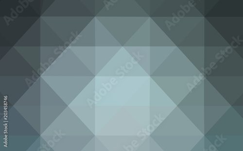 Dark BLUE vector abstract polygonal background.