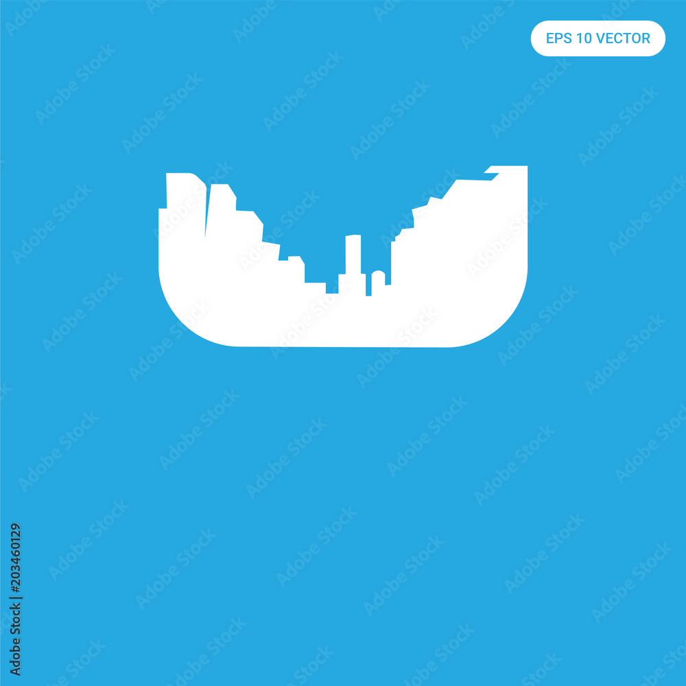 icon isolated on blue background icon isolated on blue background