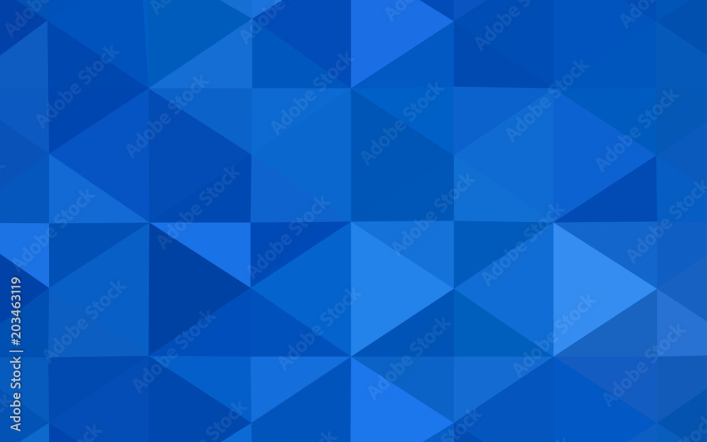 Obraz premium Light BLUE vector abstract polygonal template.