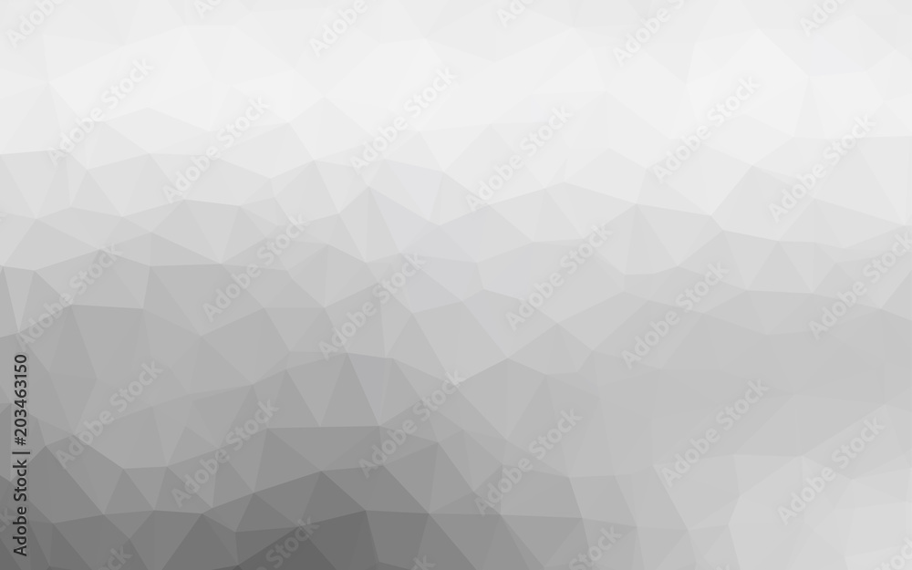Light Gray vector shining triangular cover. Light Gray vector shining triangular cover.