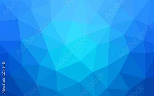 Light BLUE vector polygonal pattern.