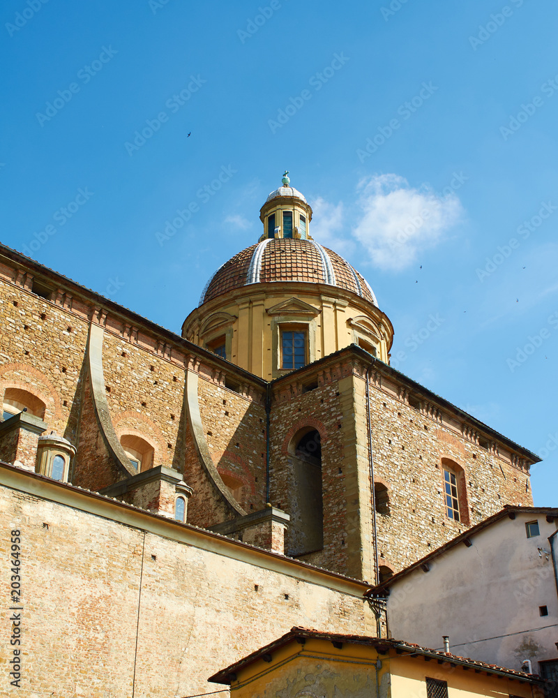 The Church of San Frediano in Cestello, portrait orientation, Florence, Italy