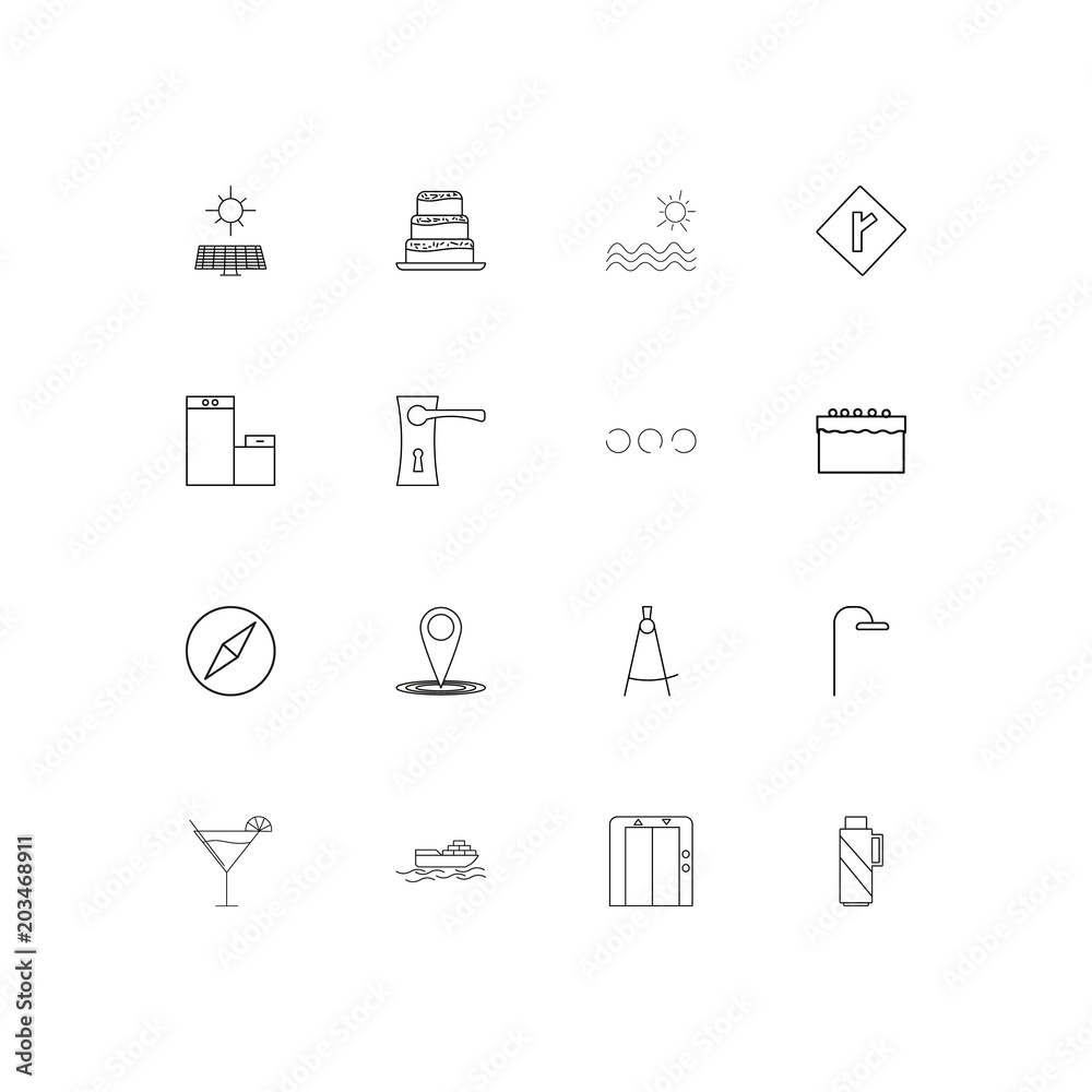 Travel And Tourism linear thin icons set. Outlined simple vector icons Travel And Tourism linear thin icons set. Outlined simple vector icons