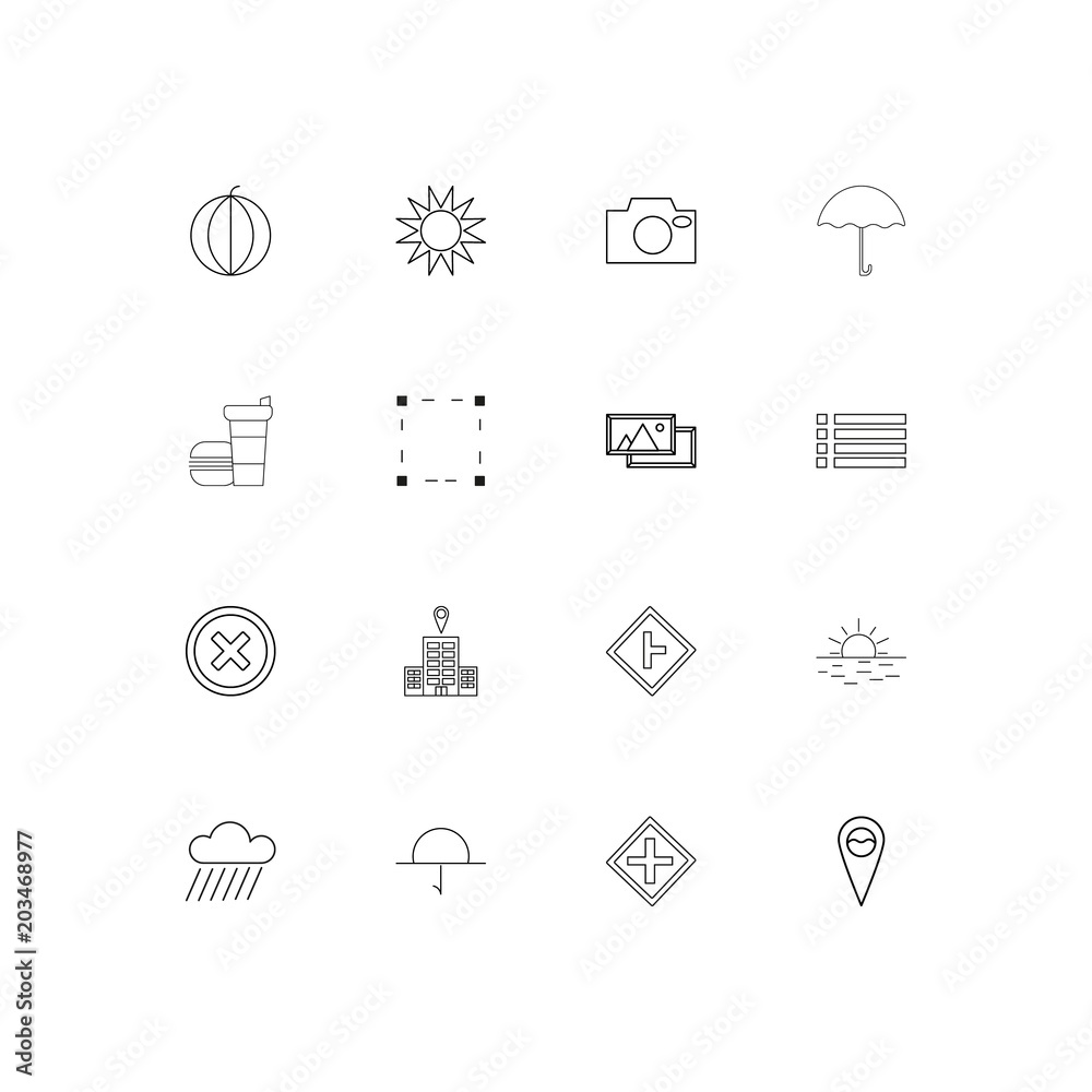 Travel And Tourism linear thin icons set. Outlined simple vector icons Travel And Tourism linear thin icons set. Outlined simple vector icons