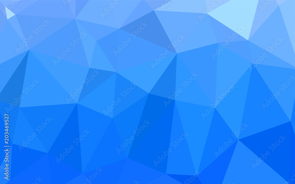 Light BLUE vector blurry triangle template. Light BLUE vector blurry triangle template.