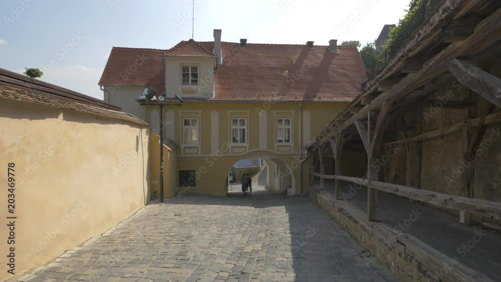 Arched building on Turnului Street Arched building on Turnului Street