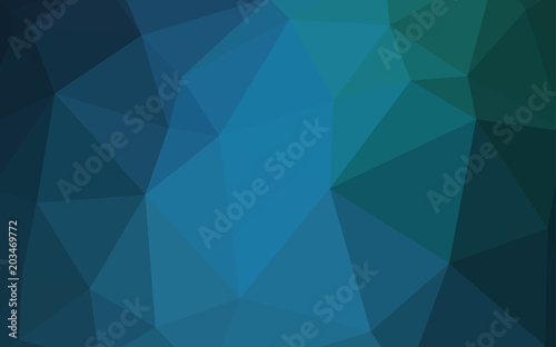 Light Blue, Green vector abstract mosaic pattern.