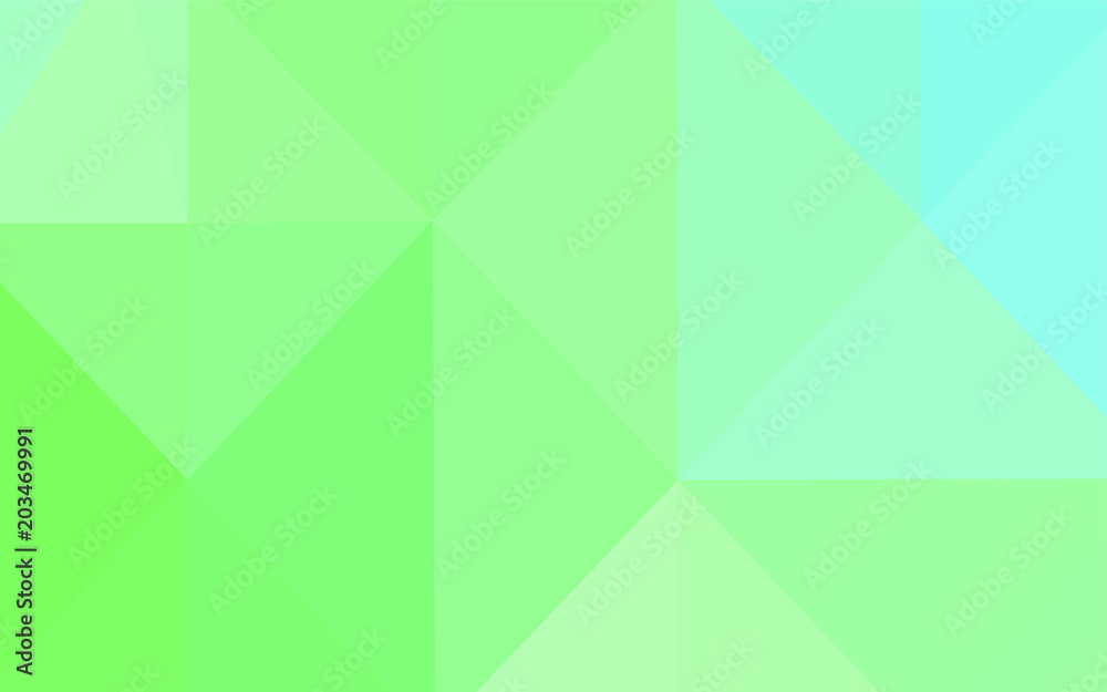 Light Green vector blurry triangle texture.