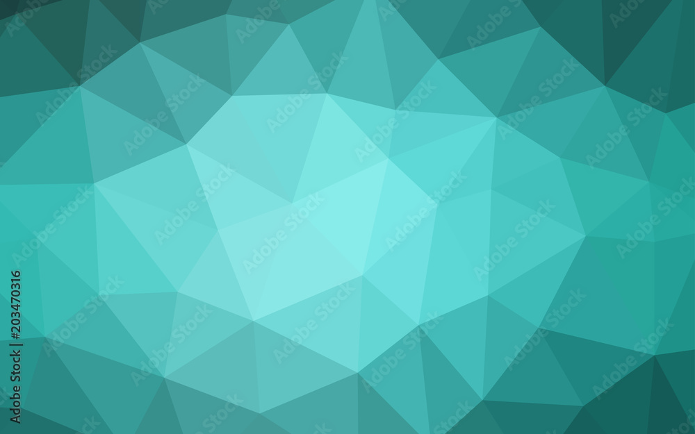 Light Green vector polygon abstract backdrop. Light Green vector polygon abstract backdrop.
