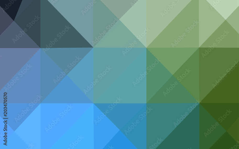 Light Blue, Green vector abstract mosaic pattern. Light Blue, Green vector abstract mosaic pattern.