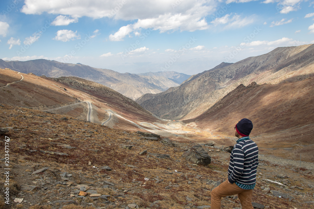 Naklejka premium Hiking in Pakistan Mountains