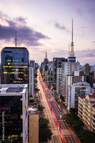 Paulista Avenue Sao Paulo - Brazil photo