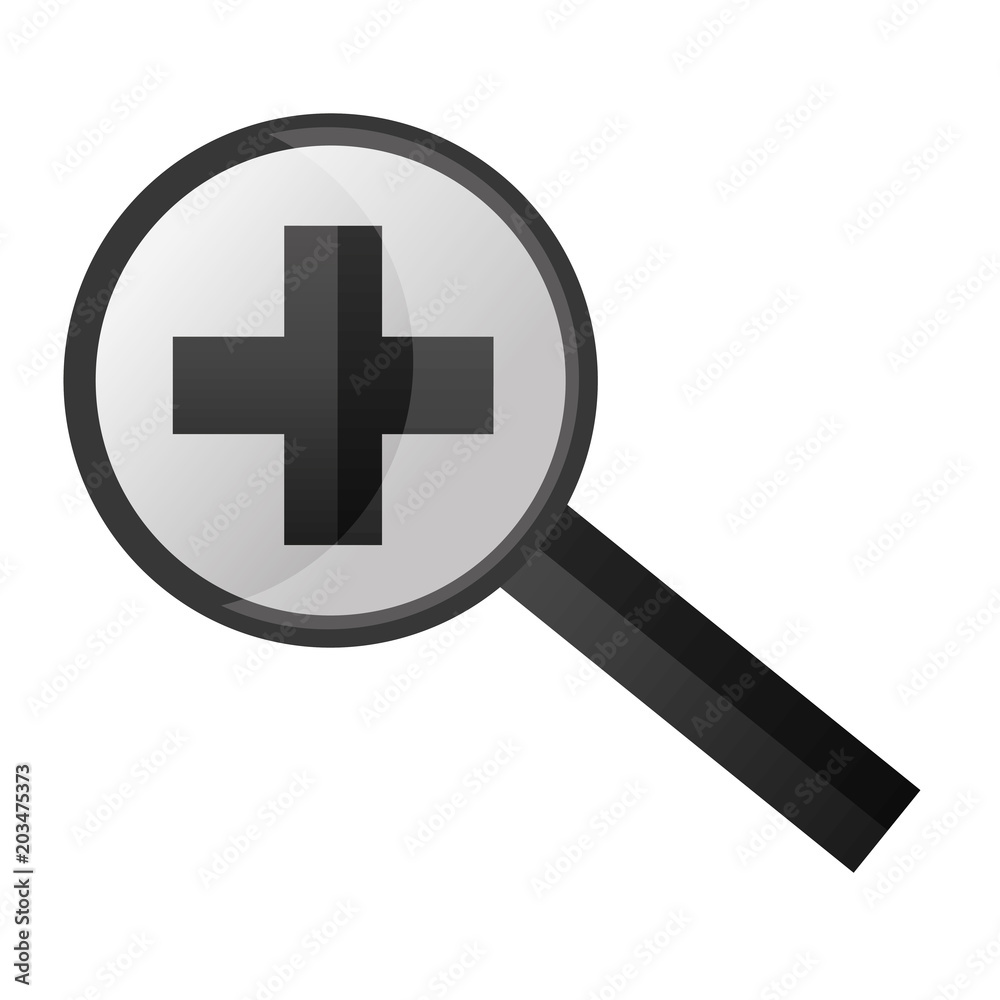 magnifying glass zoom search find vector illustration magnifying glass zoom search find vector illustration