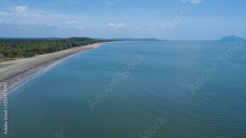 aerial view landscape of Koh Lanta , Krabi Thailand