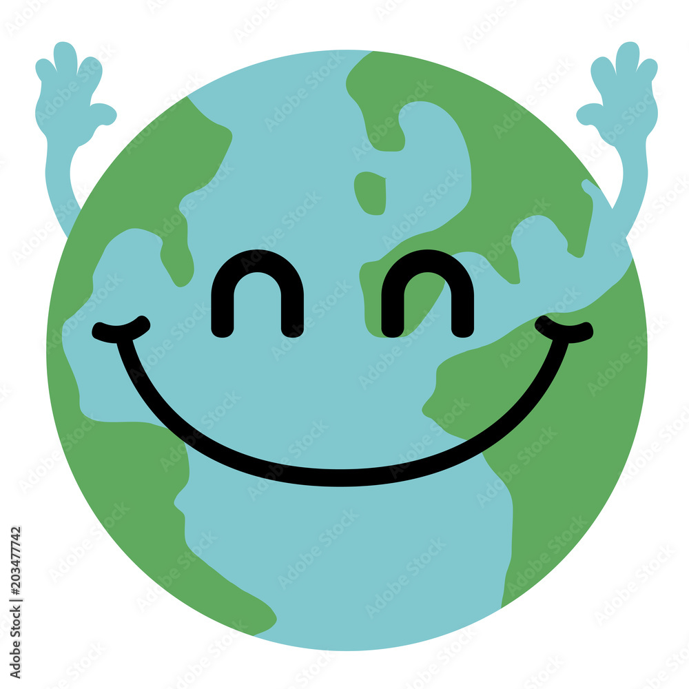 Happy globe image Happy globe image