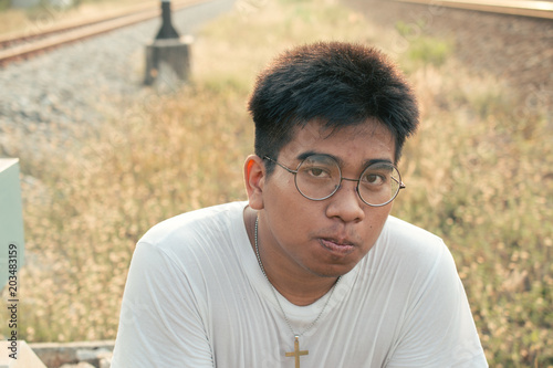 Brown Skin South East Asian Man Is Christian 