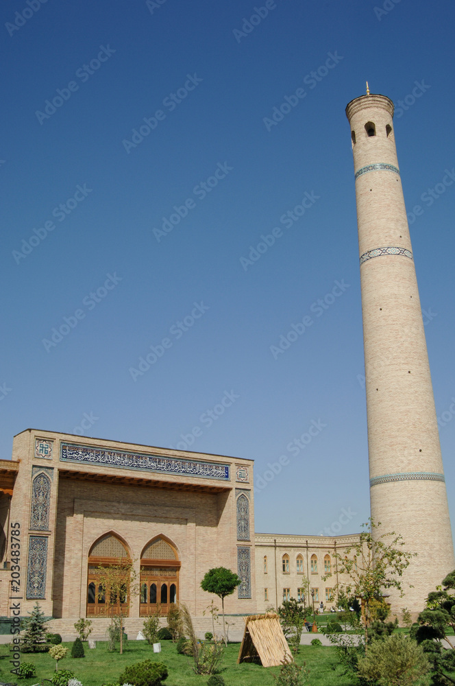 External review of restored architecture of ancient buildings in Tashkent, Uzbekistan