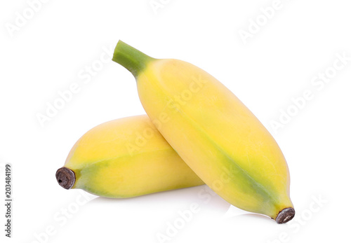 Pisang Awak banana isolated on white background photo