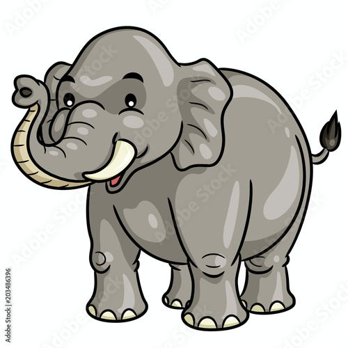 Elephant Cartoon Cute
Illustration of cute cartoon elephant.