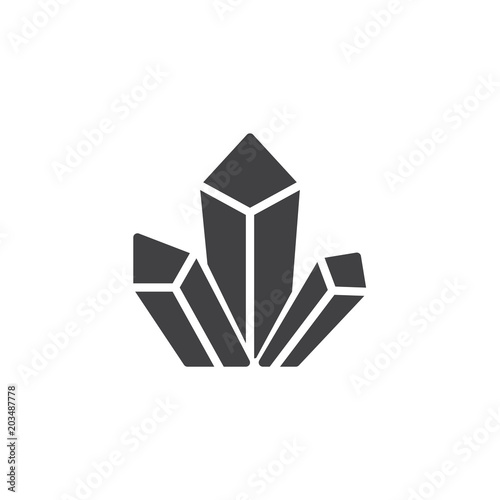 Drugs Crystals vector icon. filled flat sign for mobile concept and web design. Meth simple solid icon. Symbol, logo illustration. Pixel perfect vector graphics
