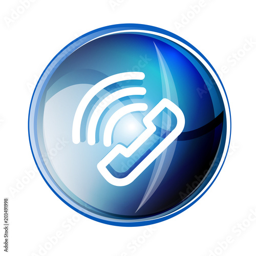 Phone support call center button